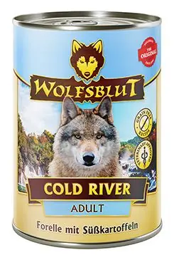 Wolfsblut Dog Adult Cold River konz. 395g Levný