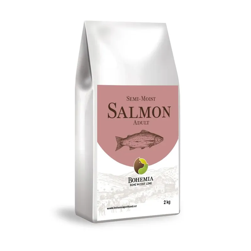 BOHEMIA SEMI MOIST Adult Salmon 2kg Vrácení Zdarma