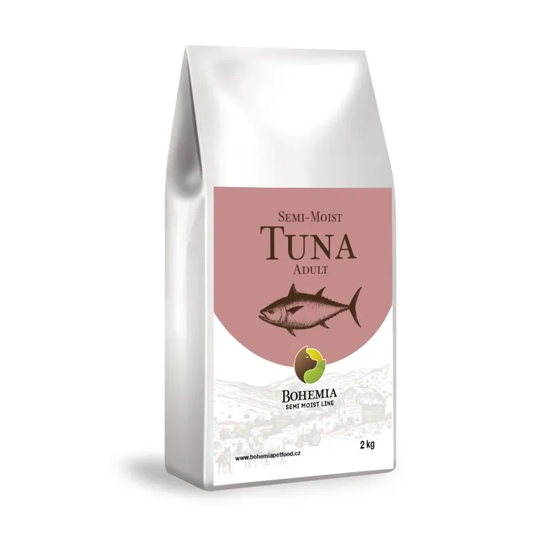 Cenová Bomba BOHEMIA SEMI MOIST Adult Tuna 2kg