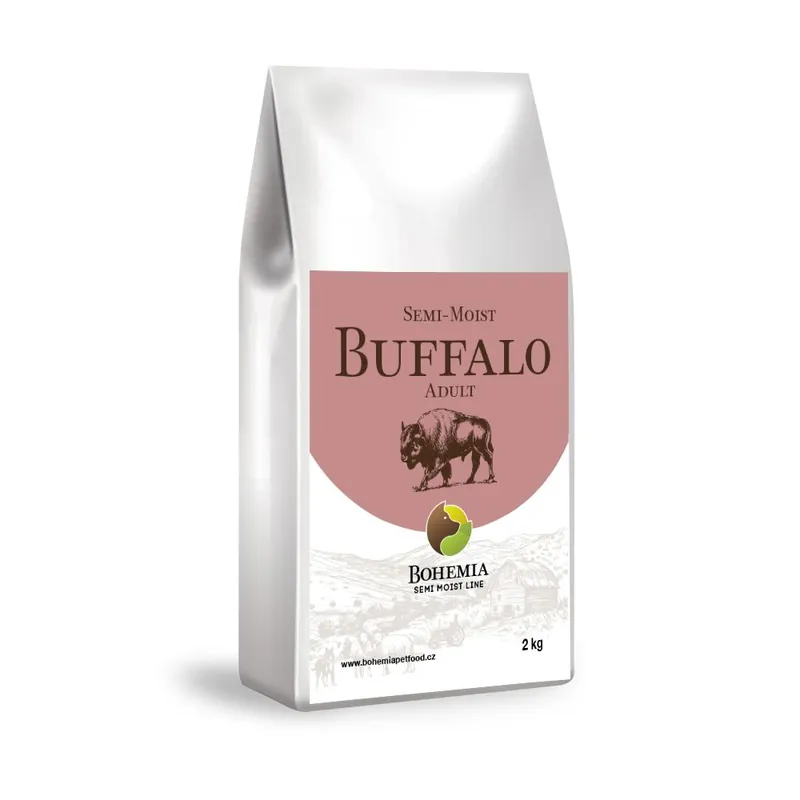Ověřený BOHEMIA SEMI MOIST Adult Buffalo 2kg