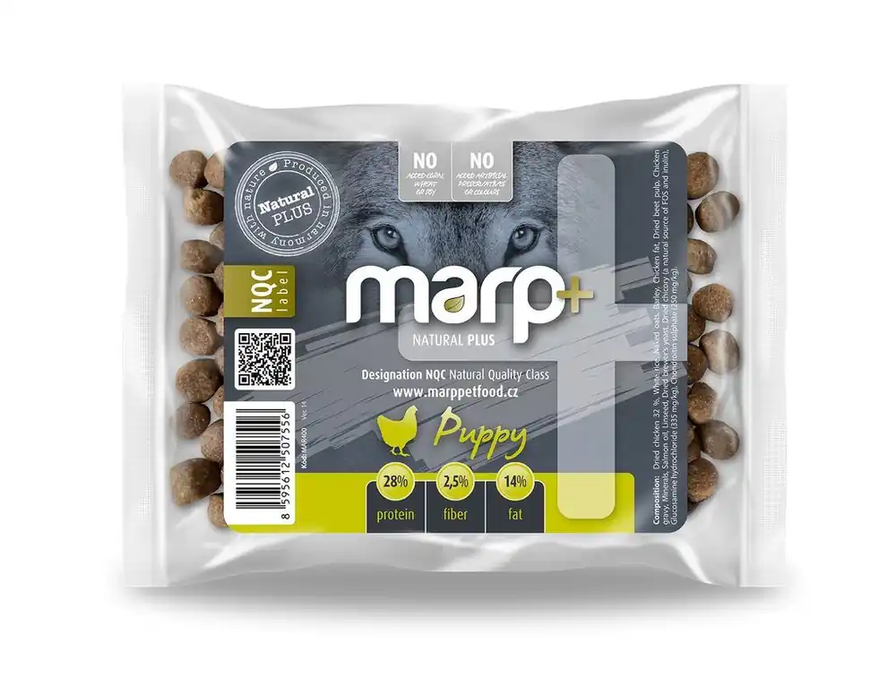 Originální Marp Natural Plus Puppy - pro štěňata vzorek 70g