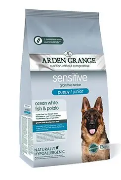 Arden Grange GF Dog Puppy Sen.Oc.White Fish&Potato 12kg Cenově Výhodný