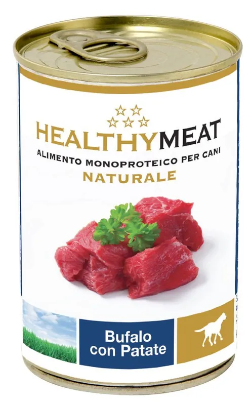 HEALTHYMEAT kousky buvolího masa s bramborami 400g Aktuální