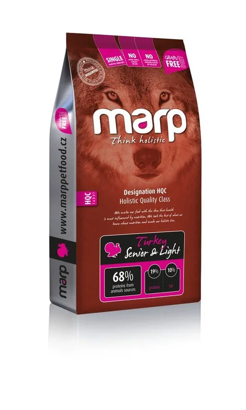 Marp Holistic Turkey S&L - krůtí senior&light bez obilovin 12kg + Kolagenová rolka MARP ZDARMA Časově Omezené