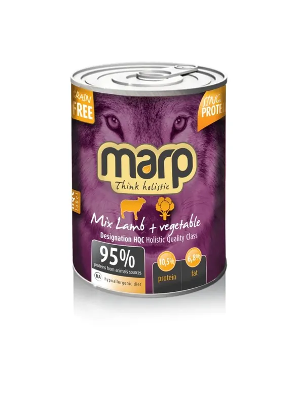 Akční Nabídka Marp Mix konzerva pro psy jehně+zelenina 400g