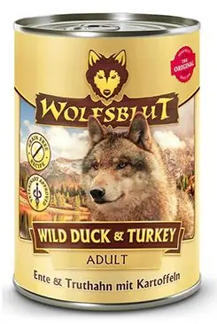 Wolfsblut Dog Adult Wild Duck&Turkey konz. 395g Nejlepší Cena