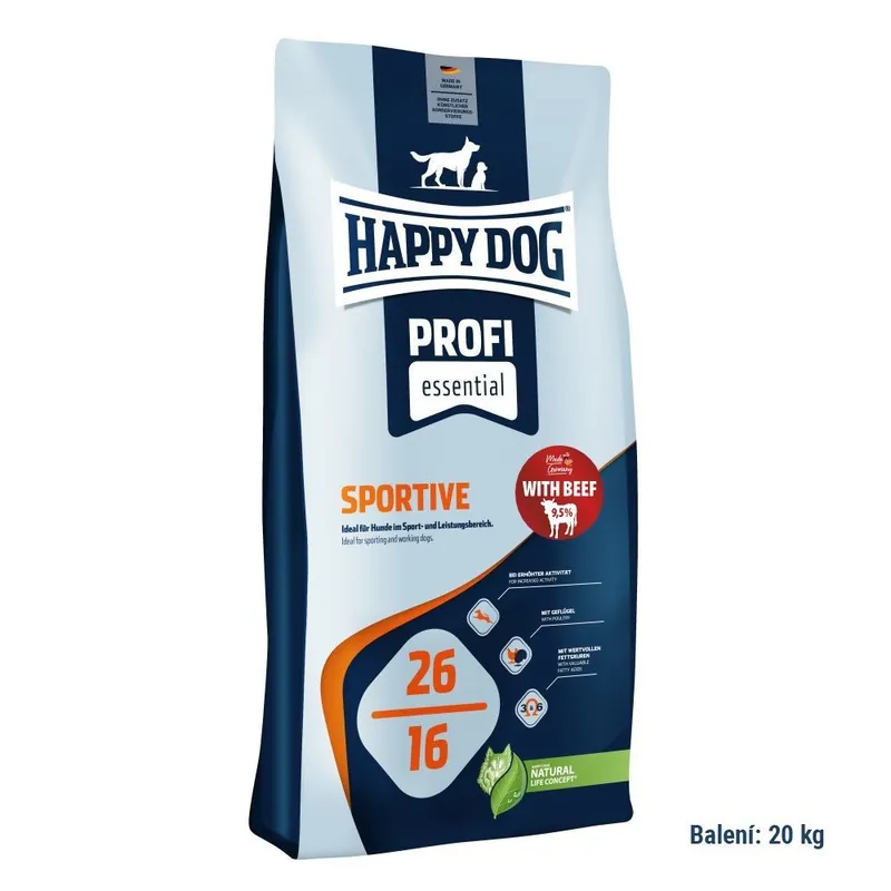 Happy Dog Profi Line Sportive 3 x 20kg Top Prodej