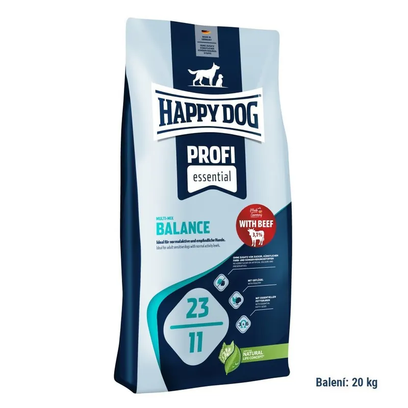 Happy Dog Profi-Line Multi-Mix Balance 4 x 20kg Akce