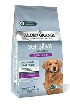 Horká Nabídka Arden Grange GF Dog Senior Sen.Light O.W.Fish&Pot.2kg