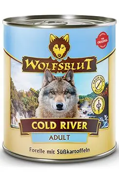 Hit Sezóny Wolfsblut Dog Adult Cold River konz. 800g