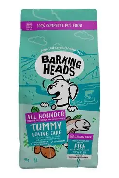 Nízká Cena BARKING HEADS All Hounder Tummy Lovin‘ Care Fish 2x12kg