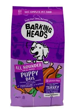 BARKING HEADS All Hounder Puppy Days Turkey 2x6kg Speciální Cena