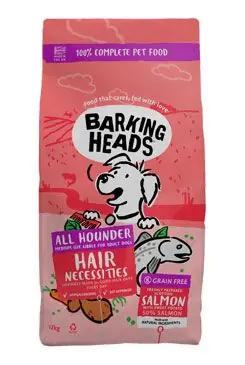 Sleva BARKING HEADS All Hounder Hair Necessities Salmon 2x12kg