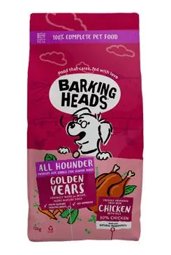 BARKING HEADS All Hounder Golden Years Chicken 2x12kg Dokud Zásoby Vydrží