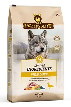 Tovární Cena Wolfsblut Dog Adult Limited Ingred. Wild Duck 9kg