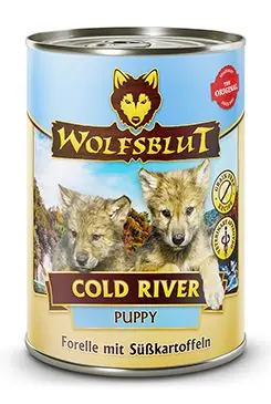 Finální Výprodej Wolfsblut Dog Puppy Cold River konz. 395g
