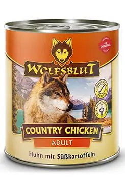 Cenová Bomba Wolfsblut Dog Adult Country Chicken konz. 800g