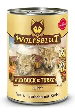Výhodná Nabídka Wolfsblut Dog Puppy Wild Duck&Turkey konz. 395g