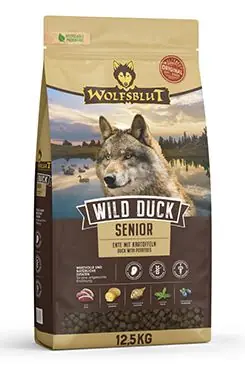 Wolfsblut Dog Senior Wild Duck 12,5kg Nová Kolekce