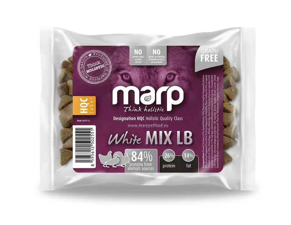 Výhodná Nabídka Marp Holistic White Mix LB - pro velká plemena bez obilovin vzorek 70g