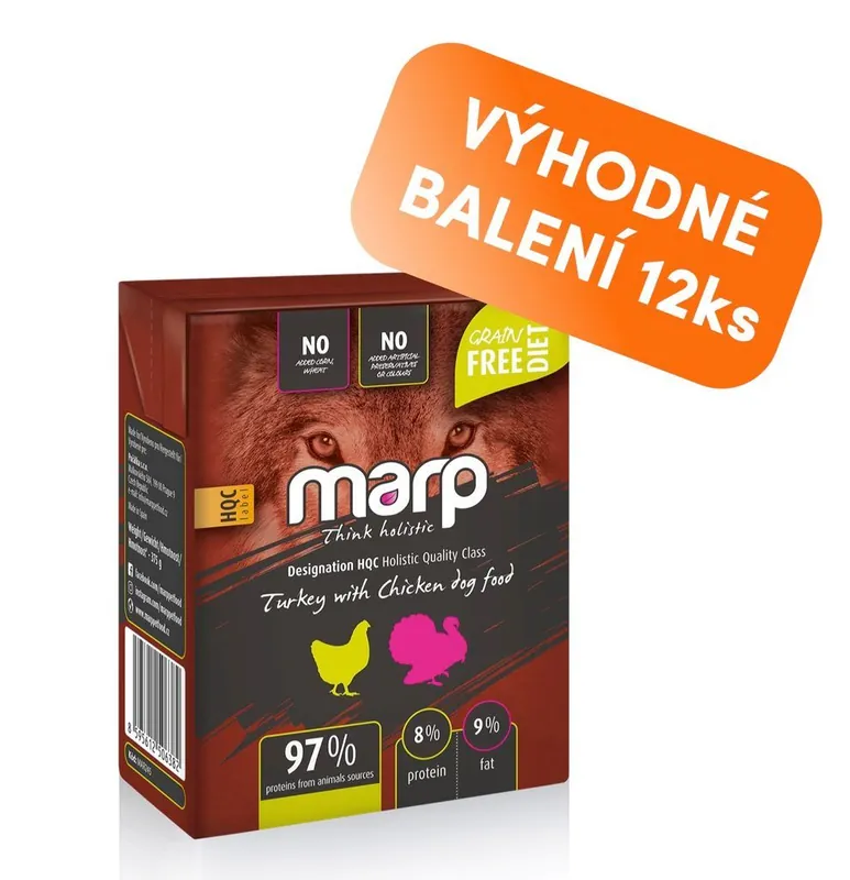Levný Marp Holistic krůta s kuřetem tetrapak 12x375g