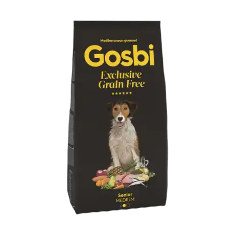 GOSBI EXCLUSIVE SENIOR TURKEY and FISH 12kg Levný