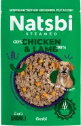 NATSBI Steamed CHICKEN&LAMB 8 x 500g Aktuální
