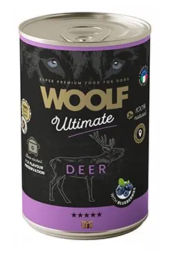 Nejlepší Cena WOOLF Ultimate DogFood konz. Deer 400g