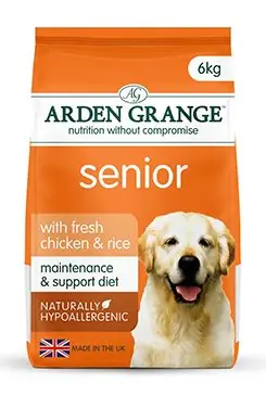Arden Grange Dog Senior with fresh Chicken&Rice 6kg Originální