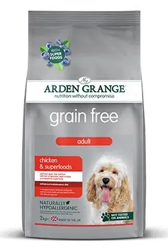 Arden Grange Dog GF Adult Chicken&Superfoods 2kg Dokud Zásoby Vydrží