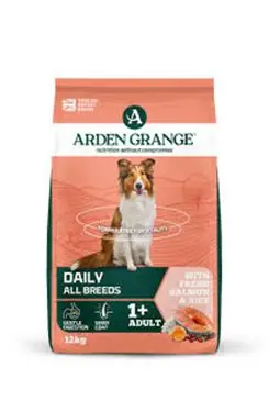Jen Po Omezenou Doba Arden Grange Dog Adult with fresh Salmon&Rice 2 x 12kg