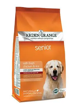 Autentický Arden Grange Dog Senior with fresh Chicken&Rice 2 x 12kg