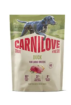 Carnilove Dog True Fresh Dry Duck Adult LB 1,5kg Nejlepší Cena