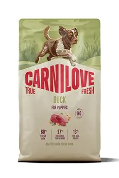 Cenově Výhodný Carnilove Dog True Fresh Dry Duck Puppies 4kg