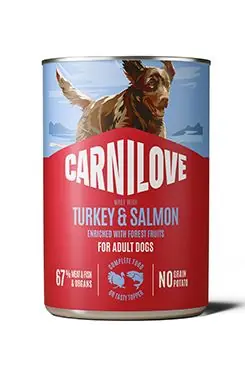 Novinka Carnilove Dog Can paté Turkey&Salmon 400g