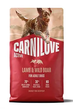 Značkový Carnilove Dog Active Dry Lamb&Wild Boar Adult AB 4kg