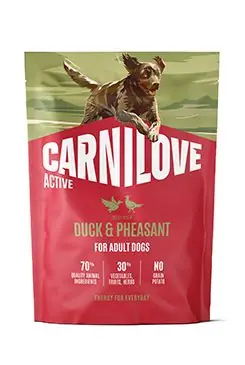 Nová Kolekce Carnilove Dog Active Dry Duck&Pheasant Adult AB 1,5kg