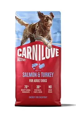 Carnilove Dog Active Dry Salmon&Turkey Adult AB 12kg Výprodej