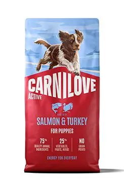 Carnilove Dog Active Dry Salmon&Turkey Puppies 12kg Top Prodej
