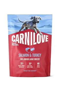 Carnilove Dog Active Dry Salmon&Turkey Junior LB 1,5kg Víkendová Akce