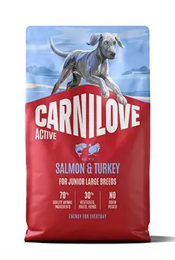Výprodej Carnilove Dog Active Dry Salmon&Turkey Junior LB 4kg