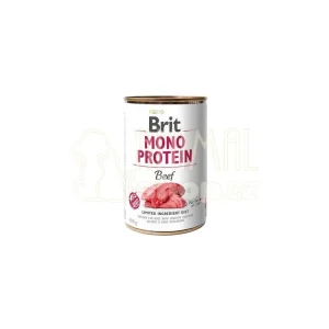 Brit Dog konz Mono Protein Beef 400g Akční Nabídka