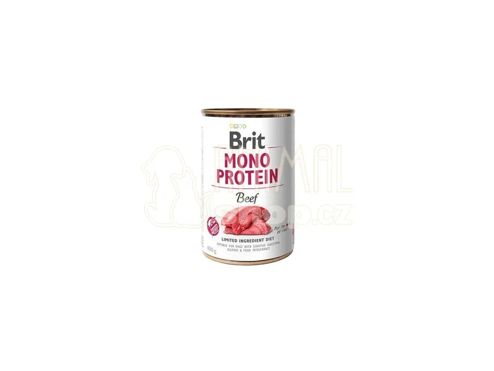 Brit Dog konz Mono Protein Beef 400g Akční Nabídka