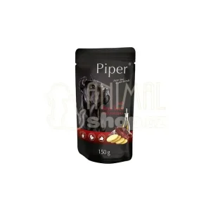 Časově Omezené PIPER s hovězími játry a bramborami, kapsička pro psy 150 g