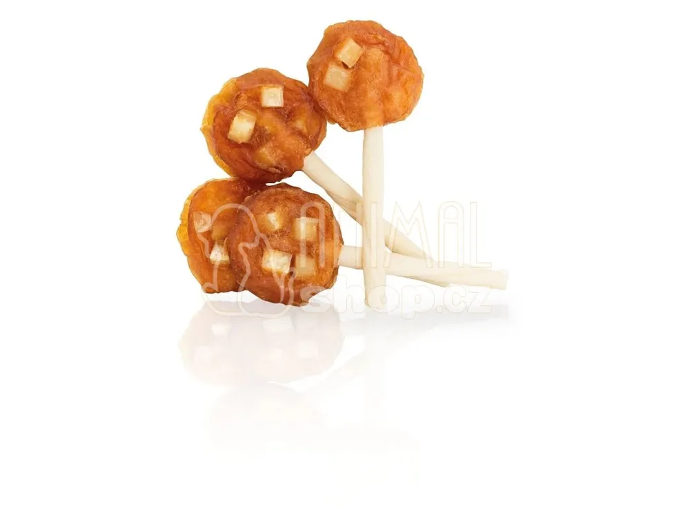 Omezená Nabídka Lízátko s kuřecím masem a sýrem 9 cm/8 g LOLLIPOP KIDDOG