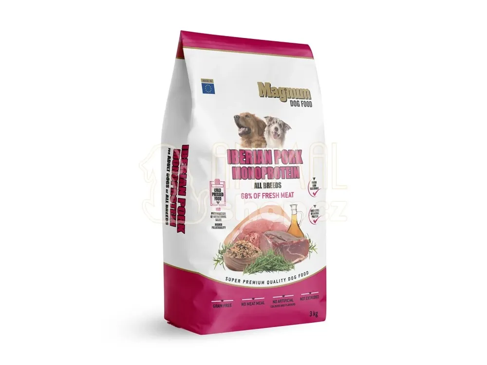 Magnum Iberian Pork & Monoprotein All Breed 3kg Nakupujte Hned