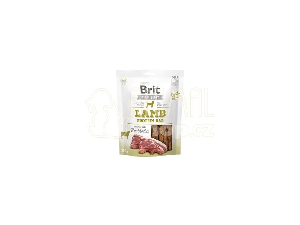 Poslední Šance Brit Jerky Lamb Protein Bar 200g