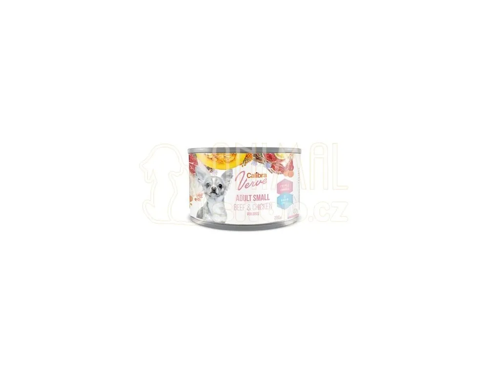 Kup Teď Calibra Dog Verve konz.GF Adult Small Beef&Chick 200g