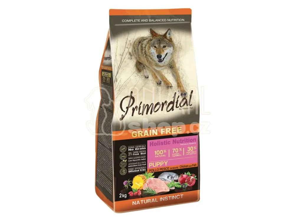 Primordial GF Puppy Chicken & Seafish 12 kg Nejlepší Volba