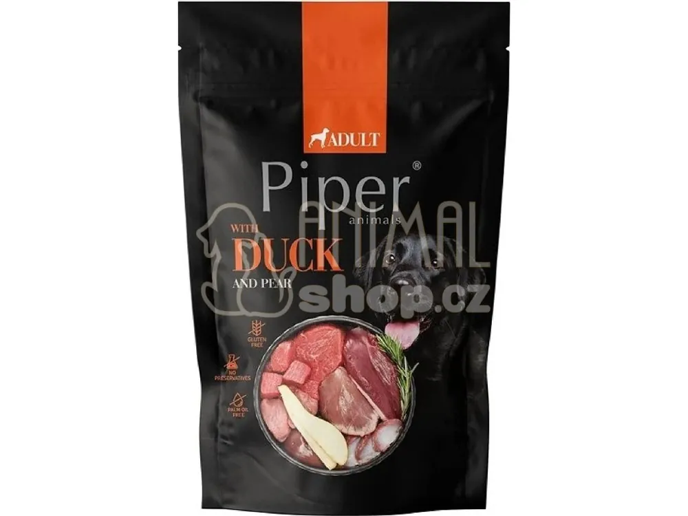 Akční Nabídka NEW PIPER s kachničkou a hruškou, kapsička pro psy 500 g